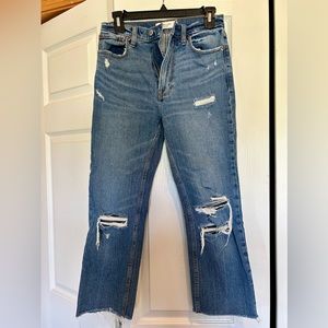Abercrombie & Fitch jeans.